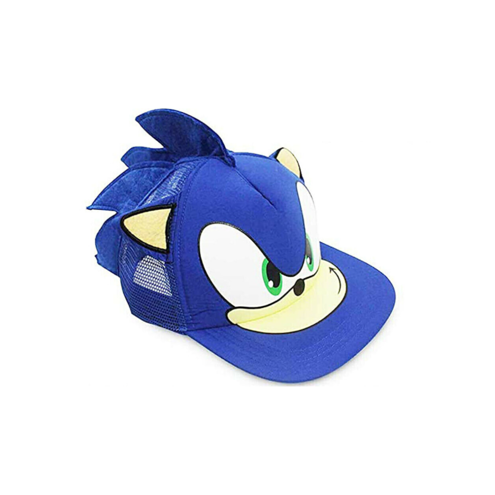 (Style A) Sonic The Hedgehog Baseball Cap Adjustable Snapback Hats Blue