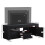 Vida Designs (Black) Eclipse LED TV Unit 2 Door 1 Drawer Storage 8