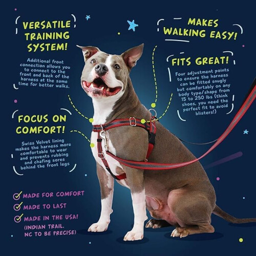 Freedom No Pull Dog Harness  Adjustable  Gentle  Comfortable Control for Easy Dog Walking 2
