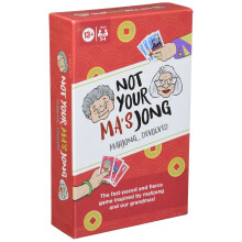 Hasbro Gaming pas votre MA Jong Jong Un jeu de cartes au rythme rapide pour 3-4 joueurs inspires par Mahjong et 2 grands-mamans jeu de fete de fa