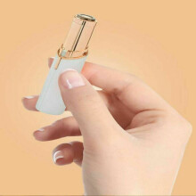 (WHITE) Flawless Facial Hair Remover, USB Rechargeable,18k Gold