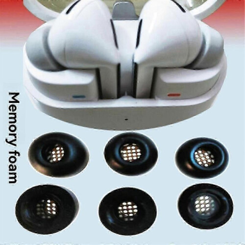 3 Pairs Galaxy Buds 3 Pro Ear Tips, Noise Isolating Soft Ear Cushions, Easy Clean Replacement Earbud Tips for 1