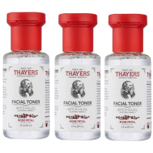 3x Thayers Rose Petal Facial Toner 89ml Alcohol Free Witch Hazel