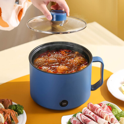 Multifunctional Mini Electric Cooker with Maifan Stone Pot 2