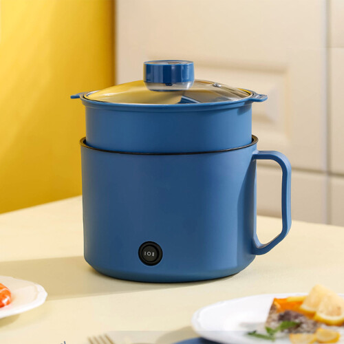 Mini Electric Cooking Pot Rapid Noodle Cooker for Dorm 2