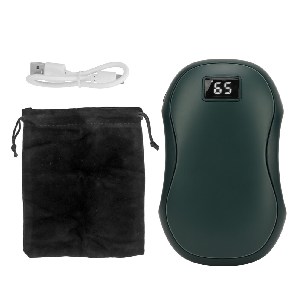 Electric Hand Warmer Rechargeable Power Bank Green 9121376810442