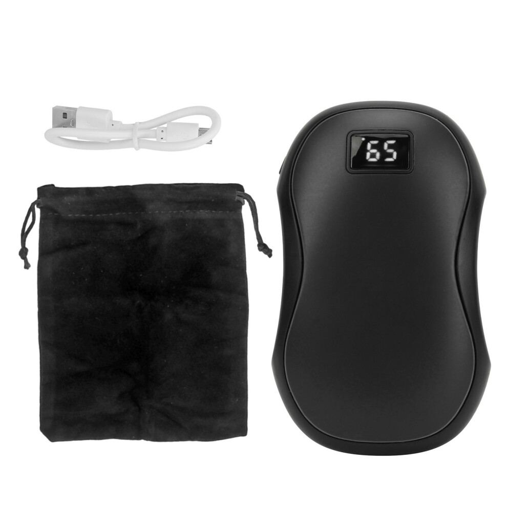 Electric Hand Warmer Rechargeable Power Bank Black 9121376810473