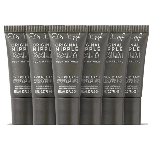 6x Dr. Lipp Original Nipple Balm 8ml 100% Natural Lip & Skin Care