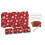 6 DIY Christmas Crackers Make Fill Your Own Red Star Design 30cm 2
