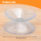 10 Pcs Double Sided Suction Cup - Sucker Pads for Glass, Plastic 30Mm Width 10