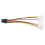A Dual 4-Pin Molex IDE to 6 Pin PCI-E Graphic Card Power Cable 3