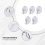 suction sucker window hooks clear wire hook 32MM ( pack of 10 ) 6