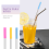 10pcs Assorted Colors Reusable Silicone Straws Tips Covers 3