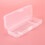 1 Pcs Storage Box Men Shaver Case Transparent Plastic 9