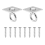 2Pcs Swivel Pad Hook Wall Mounted Stainless Steel(With Screws) 4
