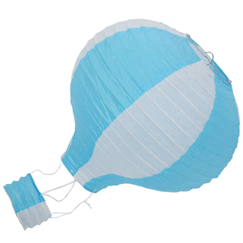 12inch Hot Air Balloon Paper Decor, Blue 2