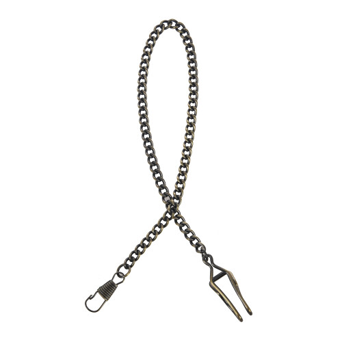Retro Antique Vintage Pocket Watch Chain Bronze 2