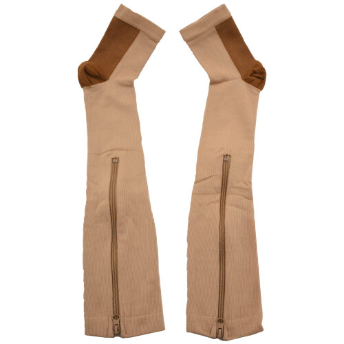Compression Stockings Nylon Zipper Sock (Color)XXL