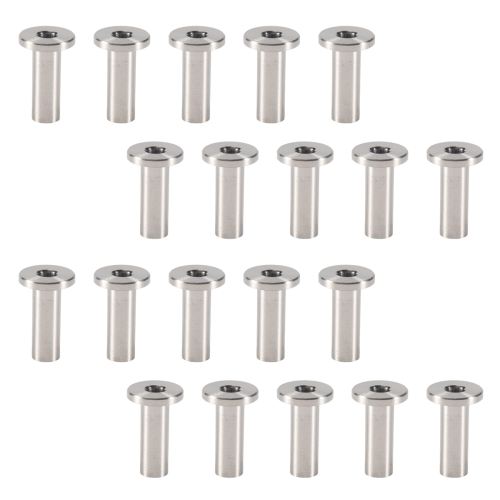 20Pcs Stainless Steel Protector Sleeves for 1/8inch DIY Balustrade 2