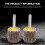 20 Pack Mounted Flap Wheel 80 Grit Aluminum Oxide Sanding Wheels 3