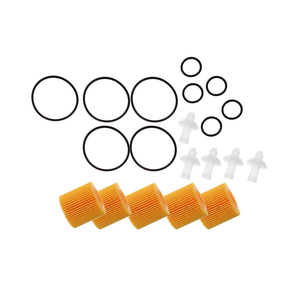 5 Pcs Oil Filter Set 04152-Yzza6 For Prius Im Xd 4852657790232