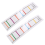 4/4 Violin Fretboard Sticker Marker Fiddle Learn Note Chart Tape 2Pcs 5