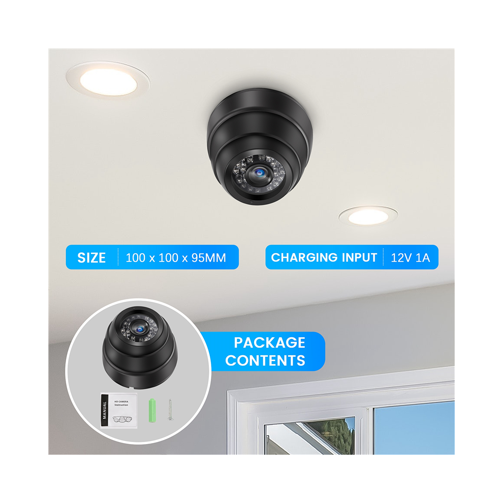 Cctv Camera Hd 800Tvl Security Dome Outdoor 4852657789007