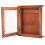 Wooden Key Storage Cabinet Holder Box with Hanging Hooks Brown 4