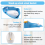 Baby Boy Toilet Training Penguin Stand Vertical Urinal Blue 7