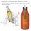 4 Pack Beer Bottle Insulator Sleeve Keep Drink Cold,Neoprene Cover 3
