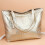 Ladies Leather Handbags, Shoulder Bags,-Silver 3