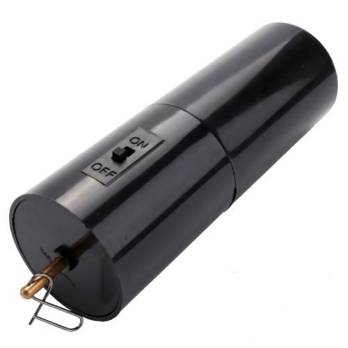 Battery Powered Wind Spinner Black Rotate Motor