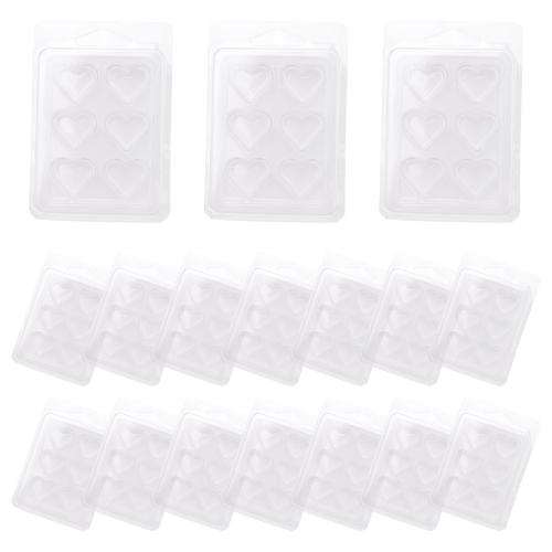 30 Packs Wax Melt Clamshells Molds,for Wickless Candles
