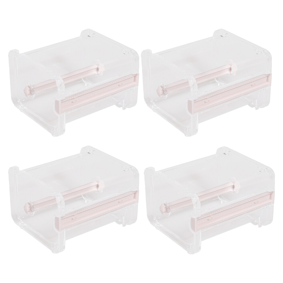 4 Pack Transparent Visible Desktop Multi Washi Masking Tape Dispenser-image-OPC-PHZHZ76-NEW
