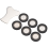 6Pack Transducer Discs for Optimyst , Replacement Disks 3