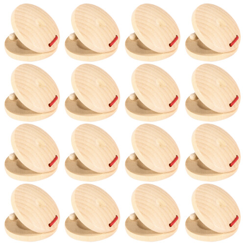Musical Castanets Instrument Wooden Finger Percussion 2