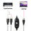 USB MIDI Cable Adapter, A Male to Din with LED for Keyboard 6