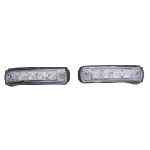 Stark 23mm 4014 LED Eagle Eye Light – Dual Color White/Amber Switchback DRL Lamp, 6-Pack