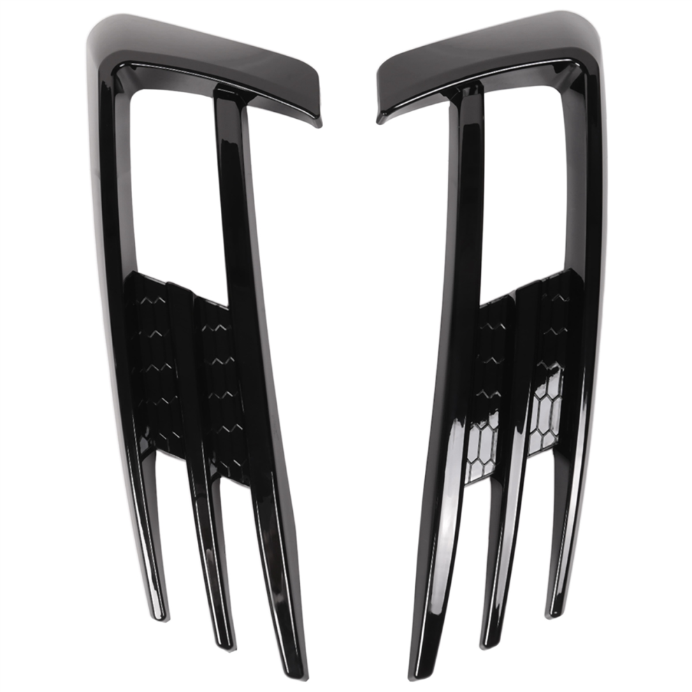 For Golf 7 Mk7 2013-2017 Gloss Car Bumper Fog Grille Trim Black/Light 4852657705496