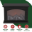 Electric Fireplace Lantern Led Flame Log for Home Decor Christmas 5