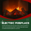 Electric Fireplace Lantern Led Flame Log for Home Decor Christmas 10