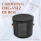 Round Hat Storage Box - Foldable with Lid Dark Grey 10