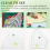 5 Pieces Quilting Template Set Sewing Machine Ruler Hand Patchwork 9