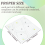 5 Pieces Quilting Template Set Sewing Machine Ruler Hand Patchwork 5