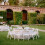 8 Pack 84 Inch White Disposable PEVA Plastic Round Tablecloths(White) 5