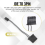 5Pcs IDE to 3 Pin Fan Power Cable PC Cooling Convertor 6