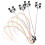 4 PCS HO Scale Model lighting tower,tower lights Lights 3