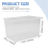 Airtight Bread Storage Containers Box Plastic Reusable 9