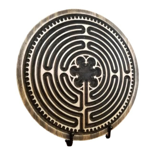 Wood Labyrinths Finger for Meditation and Prayer, M