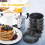 6Pcs Crumpet Rings 4 Inch Double Rolled Round Mold for Baking Cooking 6